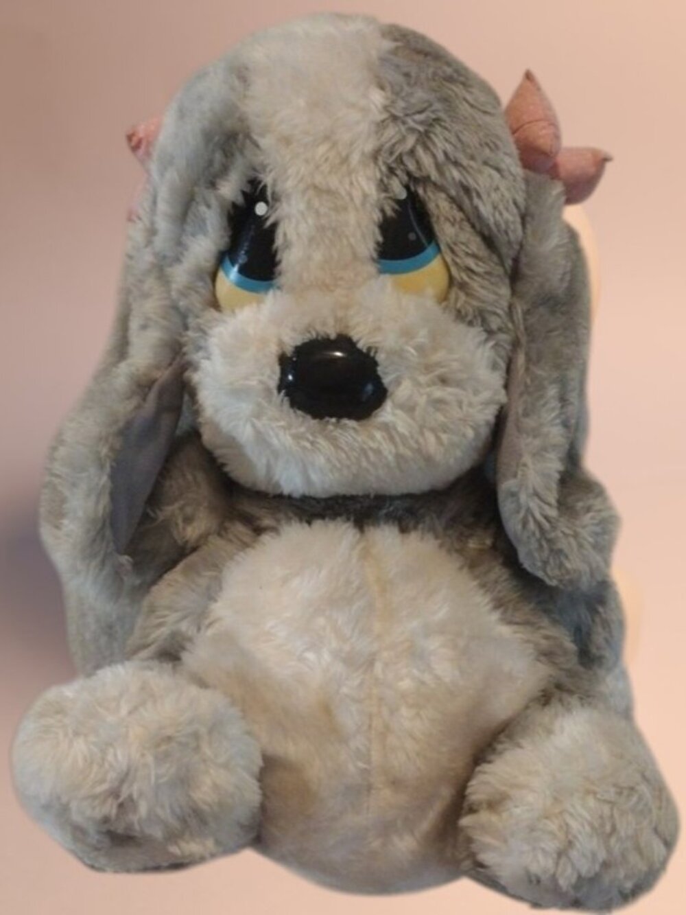 Vintage 1980s Applause "Honey" Basset Hound Plush Sad Sam Companion